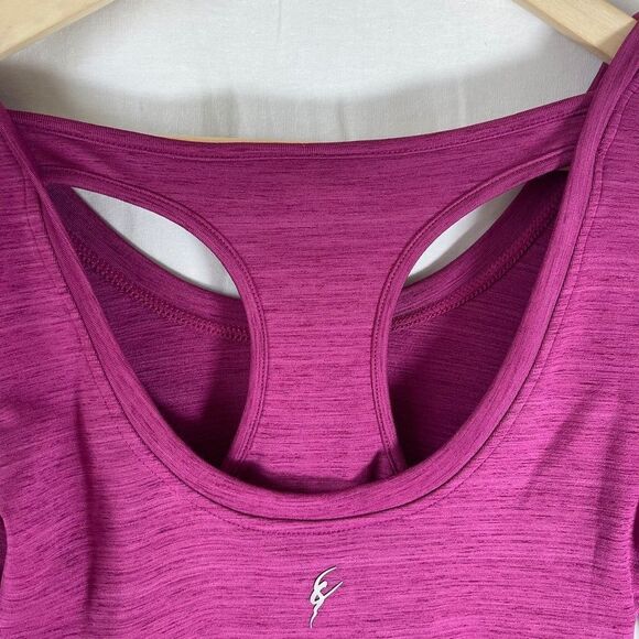 Studio By Capezio Heather Berry Workout Top Sz XS - Picture 4 of 7